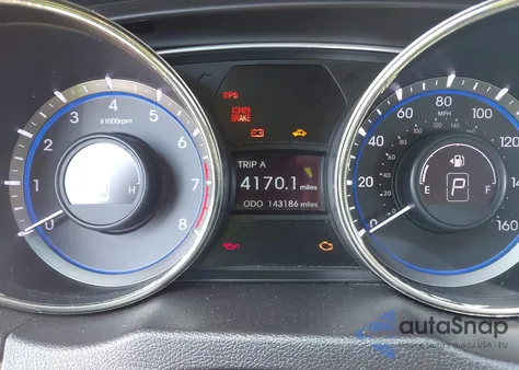 2012 Hyundai Sonata Limited из США, поврежденный, VIN 5NPEC4AC6CH466942